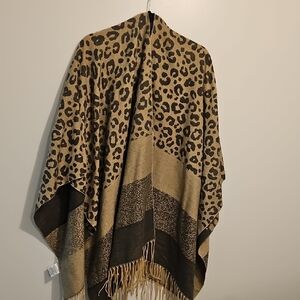 Leopard Print Women's Cape